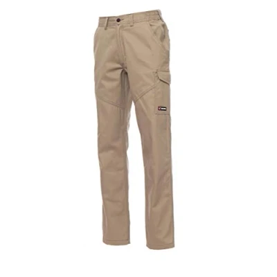 Immagine di PAYPER deva store Pantaloni da Lavoro multistagione Cotone 100% Comodi e Resistenti (Kaki, 64/66)