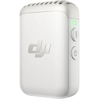 Immagine di DJI Trasmettitore Mic 2 (Bianco perlato), microfono wireless con eliminazione intelligente del rumore, registrazione interna di 14 ore, batteria da 6 attacco magnetico, bluetooth, Vlog