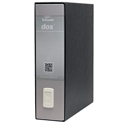 Immagine di Rexel Esselte Dox 1 Raccoglitore a Leva Formato Commerciale D8, A4, Grigio, Pezzo
