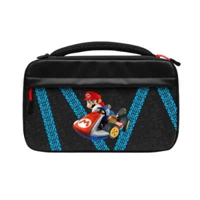 Immagine di PDP Custodia Messenger GLOW Mario Kart Drift Nintendo Switch, Drift, Nero e blu