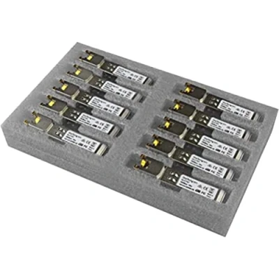 Immagine di StarTech.Com Modulo Transceiver Ricetrasmittitore SFP Gigabit RJ45 in Rame, Compatibile con Cisco GLC T 1000Base T, Pacco da 10