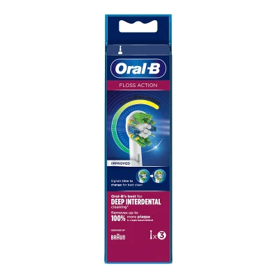Immagine di Oral b Replacement brush heads (eb25) floss action 3ct 80338476 4210201317913 Spazzolino elettrico