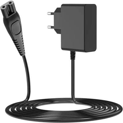 Immagine di Caricatore per Rasoio, 15V Caricabatterie Rasoio Philips HQ8505, 5000, 7000, 9000, mg5750 mg7790 mg7720 BG5020 Regolabarba Uomo, Aquatec, Arcitec, Regolacapelli cavo di ricarica alimentazione