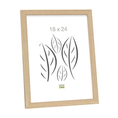 Immagine di Deknudt Frames S44CH1 18.0X24.0 Portafoto Basic in Legno e MDF, 27,2 x 21,2 1,33 cm, Colore: Quercia