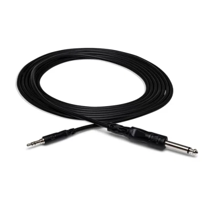 Immagine di Hosa CMP 105, Mono Interconnect, 1/4 in TS to 3.5 mm TRS, 5 ft