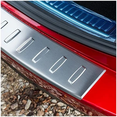 Immagine di tuning art L162 Protezione paraurti Compatibile con Audi A4 Avant e Allroad B8 2011 2015 Acciaio Inox