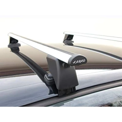 Immagine di Barre portatutto FARAD BS + ALU compatibili con PEUGEOT 3008 (5 porte) dal 2016 in poi, portapacchi alluminio per auto senza railing sul tetto