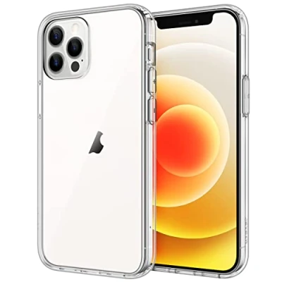 Immagine di JETech Cover per iPhone 12/12 Pro 6,1 Pollici, Anti Ingiallimento Custodia con Assorbimento degli Urti e Graffio (Trasparente)