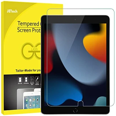 Immagine di JETech Pellicola Protettiva per iPad 9/8/7 (10,2 Pollici, Modello 2021/2020/2019, Generazione), Vetro Temperato, Pacco da 1