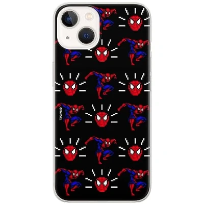 Immagine di ERT GROUP custodia per cellulare Iphone 13 MINI originale e con licenza ufficiale Marvel, modello Spider Man 025 adattato in modo ottimale alla forma dello smartphone, TPU