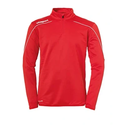 Immagine di uhlsport Stream 22 1/4 Zip, Top da Allenamento Uomo, Rosso/Bianco, S