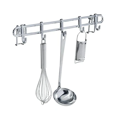 Immagine di Wenko Barra con 5 ganci Style Argento lucido