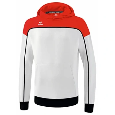 Immagine di Erima „Change by Felpa con Cappuccio, Bianco/Rosso/Nero, M Uomo