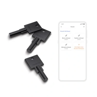 Immagine di Netatmo Serratura (Accessorio), NDL K3U, Chiavi Intelligenti (Confezione da 3), K3U