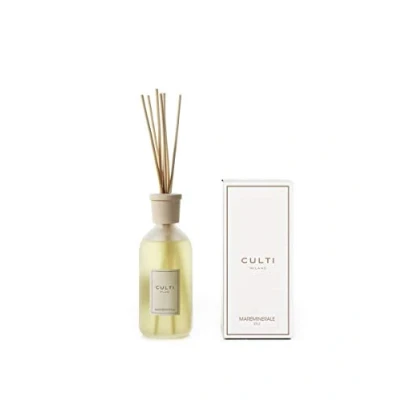 Immagine di Diffusore bastoncini Stile da 500 ml Culti Milano Fragranza Mareminerale, al midollino, accordo mare, musk minerale. Durata 3 mesi Metratura 10 a 20 mq