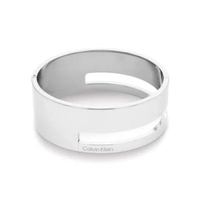 Immagine di Calvin Klein Geometric Essentials Bracciale silvercoloured, Donna, Taglia: One Size, Silver coloured