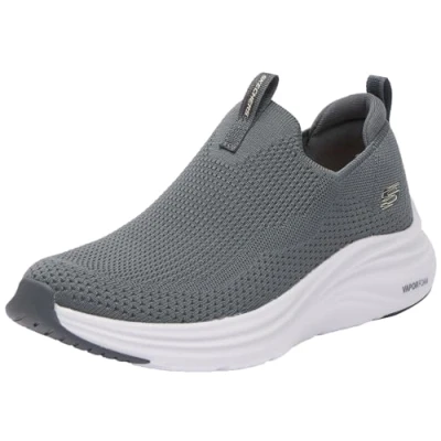 Immagine di Skechers Foam True, Schiuma di Vapore Un Vero Classico Donna, Charcoal Knit/Trim, 43 EU