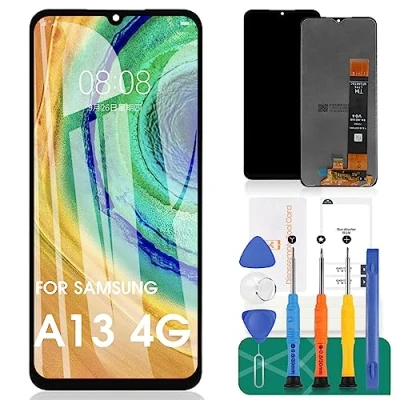 Immagine di per Samsung Galaxy A13 4G Display LCD Sostituzione dello schermo Touch A137 A135 Digitalizzatore Senza Cornice (nero)