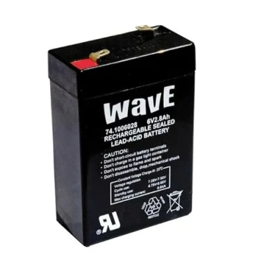 Immagine di WAVE Batteria al Piombo Ricaricabile SIGILLATA 6 Volt 2,8 Ah Marca
