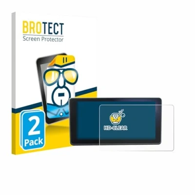 Immagine di brotect Pellicola Protettiva per Audi A4 B9 2017 MMI Navigation plus Touch Protezione Schermo (2 Pezzi) [Trasparente, Anti Impronte]
