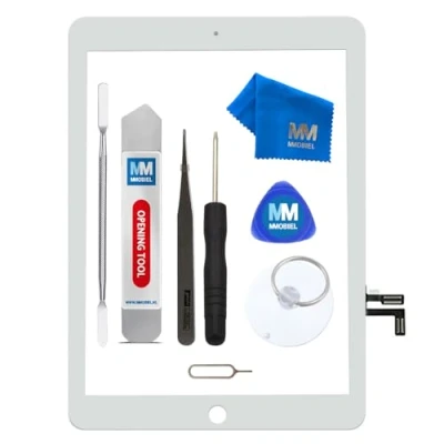Immagine di MMOBIEL Digitizer compatibile con iPad 5 2017 (Bianco) 9.7 Pollici Touchscreen Display Glass Assembly Incl. Tool kit