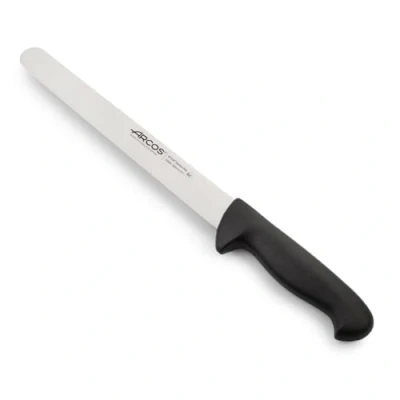 Immagine di Arcos Serie 2900 Coltello Prosciutto Lama Acciaio Inossidabile Nitrum 250 mm Manico Polipropilene Colore Nero