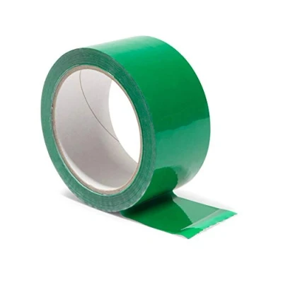 Immagine di Modulor nastro per imballaggio, adesivo colorato in polipropilene, pacchi con acrilico, larghezza 5 cm x lunghezza 66 m, spessore 48 µm, verde