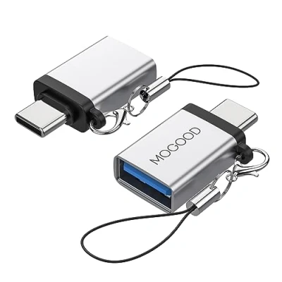 Immagine di MOGOOD adattatore da USB C a 3.0, USB, maschio di tipo femmina 3.0 Convertitore OTG compatibile con laptop,power bank e altri dispositivi
