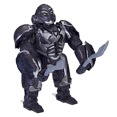 Immagine di Transformers Hasbro risveglio, giocattolo animatronico Command &amp; Convert di Optimus Primal, 31,5 cm, elettronico
