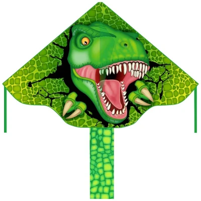 Immagine di Ecoline Monofilo Aquilone statico Semplice volantino T Rex Larghezza estensione (dettaglio) 1200 mm Intensità del vento 2 5 bft