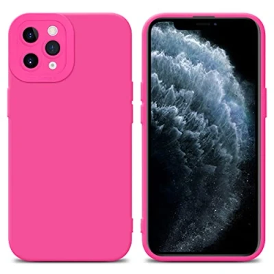 Immagine di Cadorabo Custodia compatibile con Apple iPhone 11 PRO in FLUID HOTPINK Coperchio protettivo silicone TPU flessibile