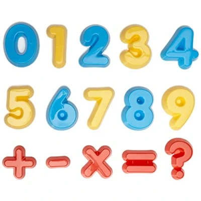 Immagine di Learning Resources Formine da sabbia con numeri e segni di operazione