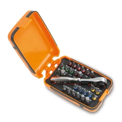 Immagine di Beta 860/C27 25 inserti per avvitatori, 1 raccordo e cricchetto reversibile in astuccio tascabile