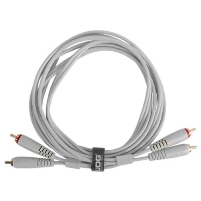 Immagine di UDG Set di cavi audio RCA diritto bianco 1,5m