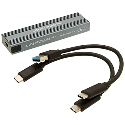 Immagine di LC Power M,2 M2 C MULTI 3 USB3,2 SSD Gehäuse (NVMe e SATA)