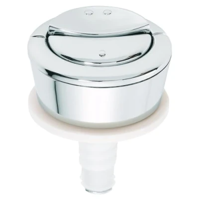 Immagine di Wirquin 19008001 Jollyflush Pulsante Cromato per WC a Doppio Filo, Multicolore
