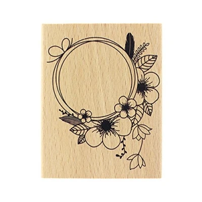 Immagine di Florilèges Design Jolie Couronne Timbro, Legno, 10 x 8 2,5 cm