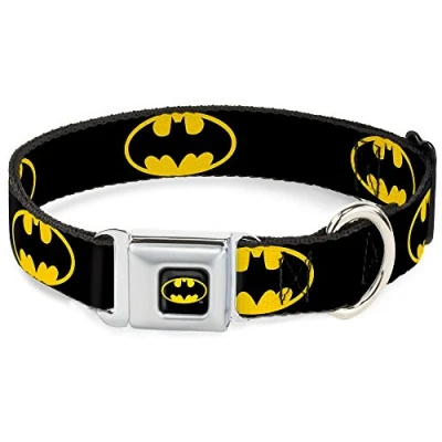 Immagine di Buckle Down dc wbm002 l Bma Batman Nero/Argento Collare