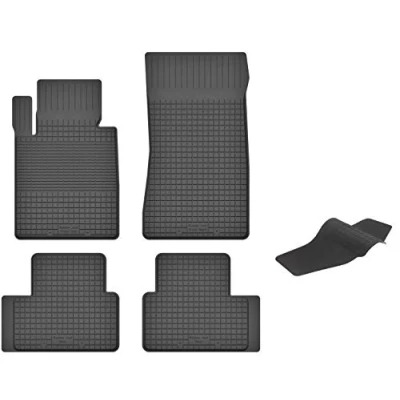 Immagine di Tappetini in gomma con tunnel compatibili BMW Serie 1 F20 F21 (dal 2012) ideali per 5 pezzi