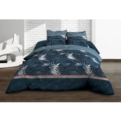 Immagine di Le linge de Jules Copripiumino 220 x 240 + 2 federe Puro cotone 57 fili Romy