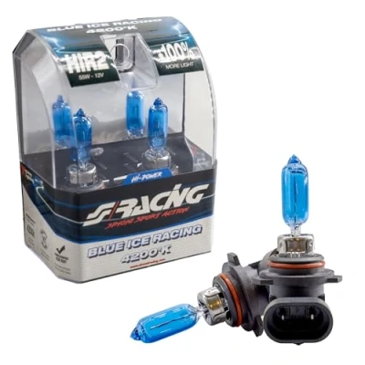 Immagine di Simoni Racing BIR/HIR2 Kit 2 Lampadine Blue Ice Racing, attacco HIR2