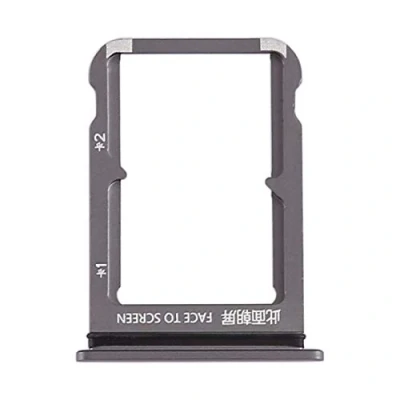Immagine di COMPATIBILE con XIAOMI MI 9 MI9 Try tray Vassoio (GREY) alloggio porta scheda Dual SIM CARD NANO 1 + SLOT 2 slitta lettore READER