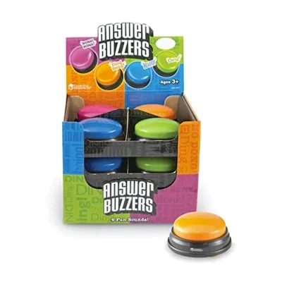 Immagine di Learning Resources Pulsanti per Quiz (Set da 12) in espositore Punto Vendita, Colore, Set of 12, LER3777