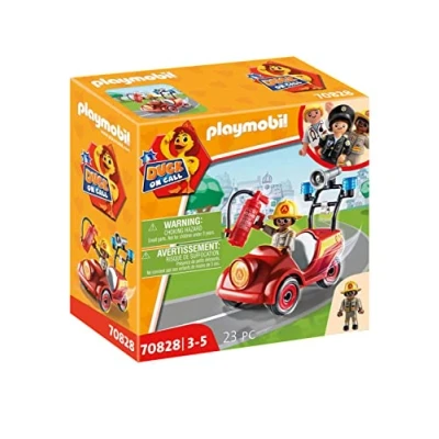 Immagine di PLAYMOBIL Duck ON Call 70828 Mini Car dei Vigili del Fuoco, Giocattoli per Bambini dai 3 Anni