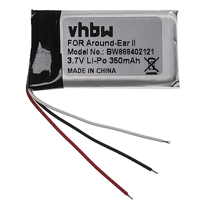 Immagine di vhbw batteria compatibile con Bose SoundLink Around Ear II auricolari cuffie wireless (350mAh, 3,7V, Li Poly)