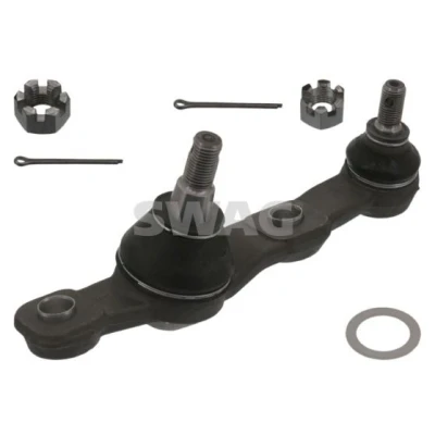 Immagine di SWAG 81 94 3025 Testina braccio oscillante Assale anteriore Sx, inferiore con dado esagonale 17,5 per trasversale