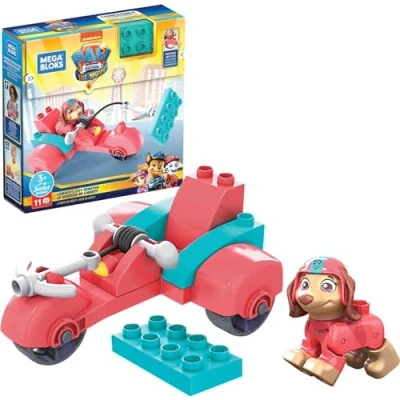 Immagine di MEGA Bloks Paw Patrol Scooter di Liberty con Personaggio Articolato e 10 Mini Blocchi da Costruzione, Giocattolo per Bambini 3+Anni, GYH94