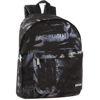 Immagine di COMIX, Wall Zaino Allover, Scuola Unisex per Bambini e Ragazzi con Spallacci Regolabili Retro Imbottito, Tasca Frontale Laterale Portaborraccia Chiusura ZIP, Idrorepellente