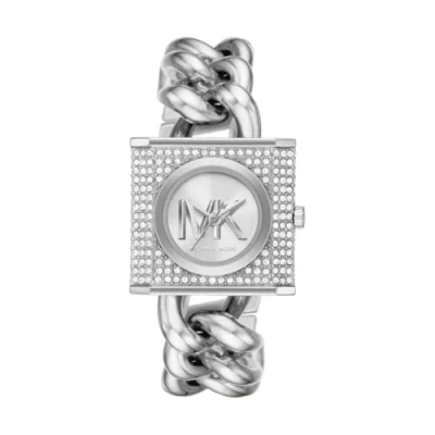 Immagine di Michael Kors Traditional MK Chain LOCK Orologio silvercoloured, Donna, Taglia: One Size, Silver coloured