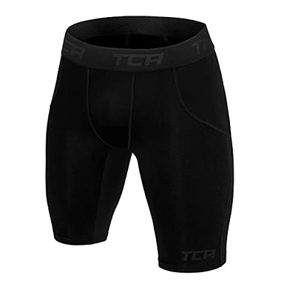 Immagine di TCA SuperThermal Pantaloncino da Uomo Compresso Base Layer Termico Nero, L